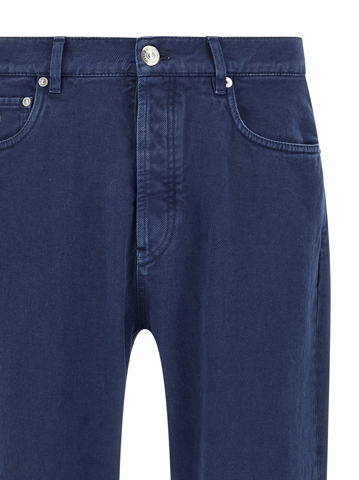 Garment-dyed denim jeans Jeans