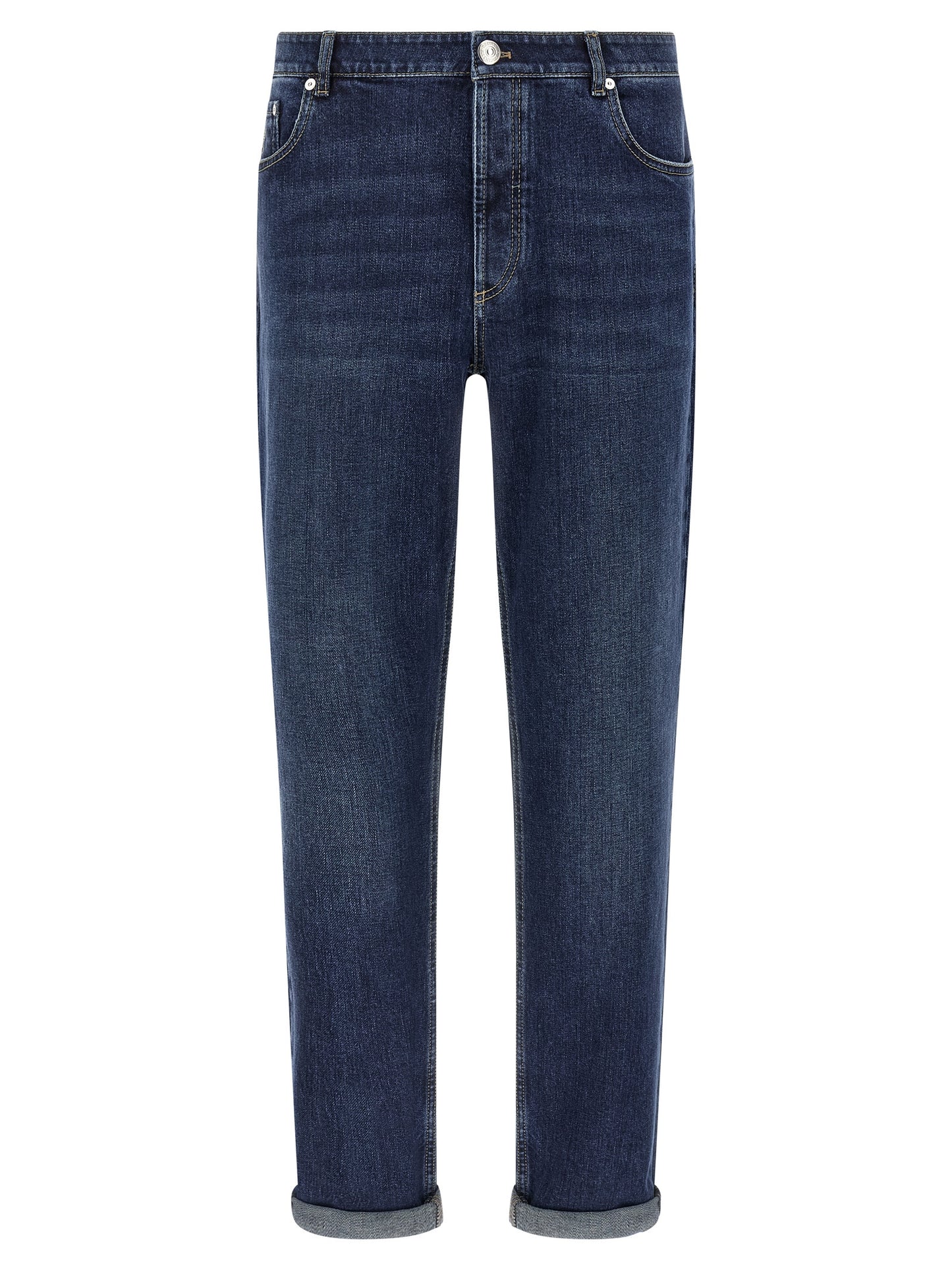 Logo embroidery stretch jeans Jeans
