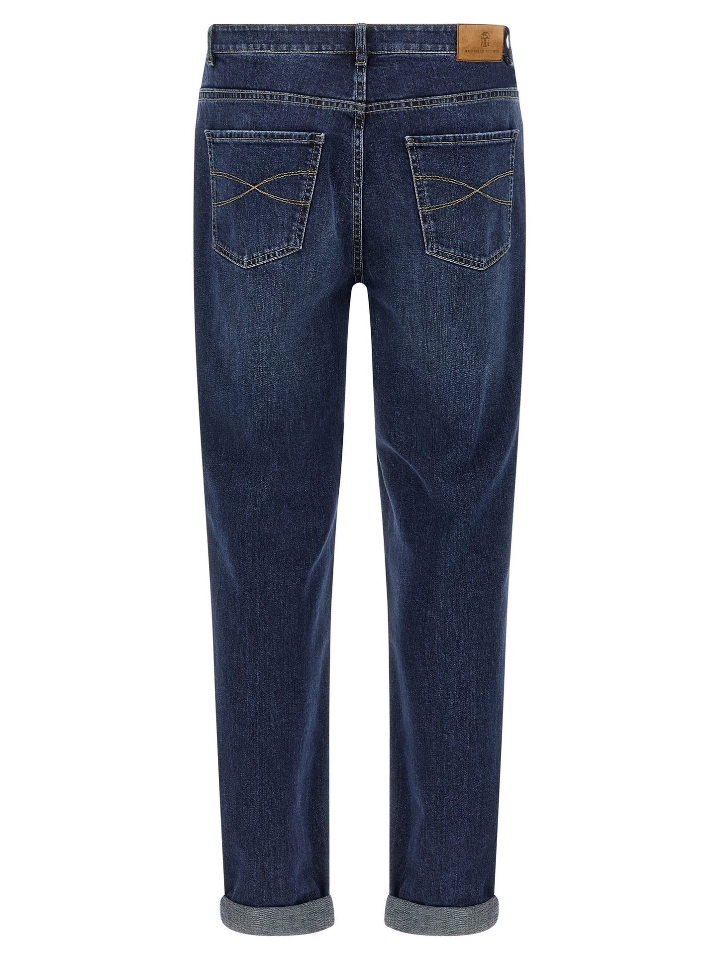 Logo embroidery stretch jeans Jeans