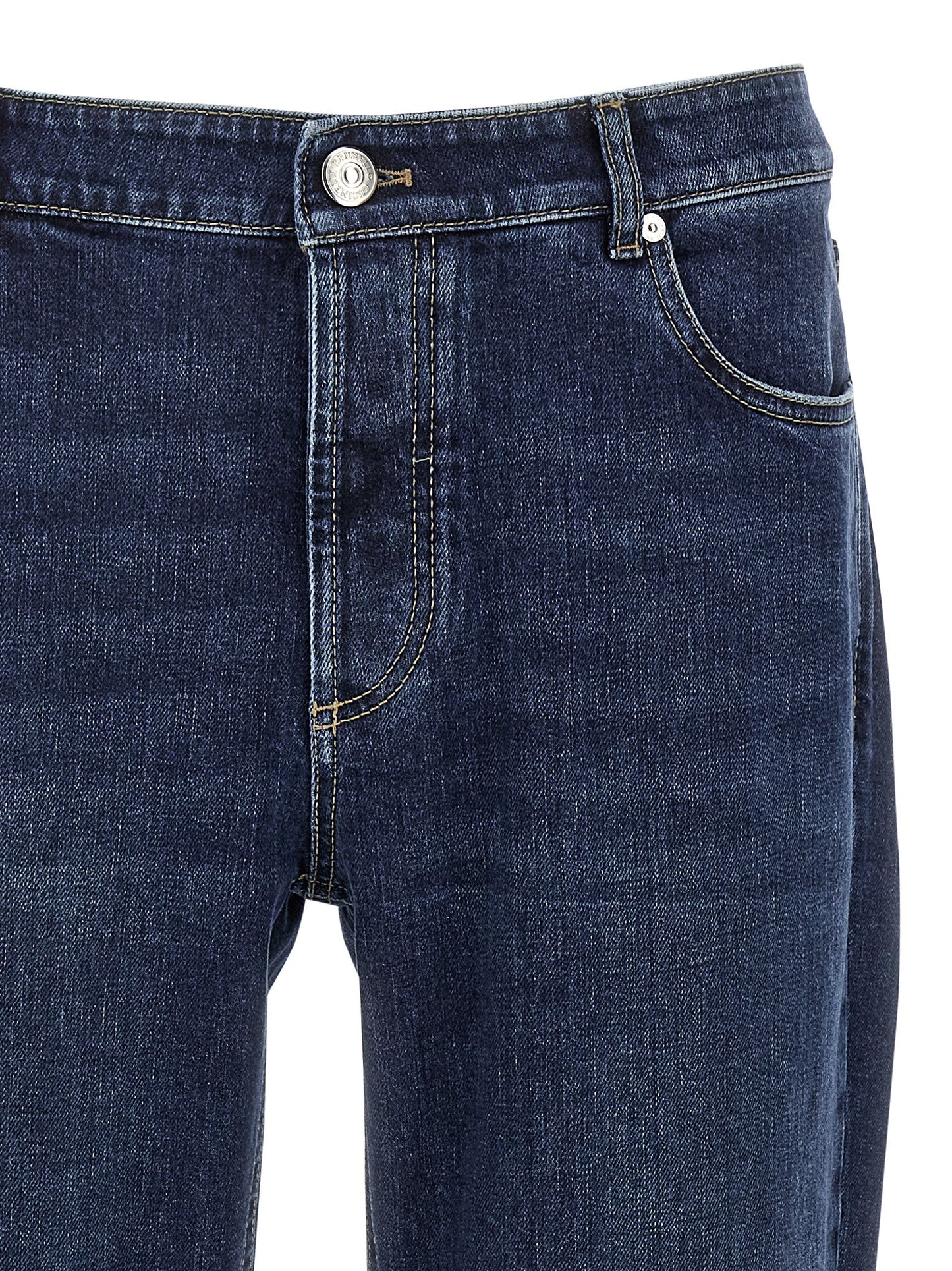 Logo embroidery stretch jeans Jeans