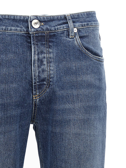 Logo embroidery stretch jeans Jeans