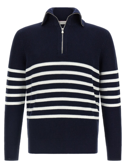 English half-ribbed sweater Sweater, cardigans