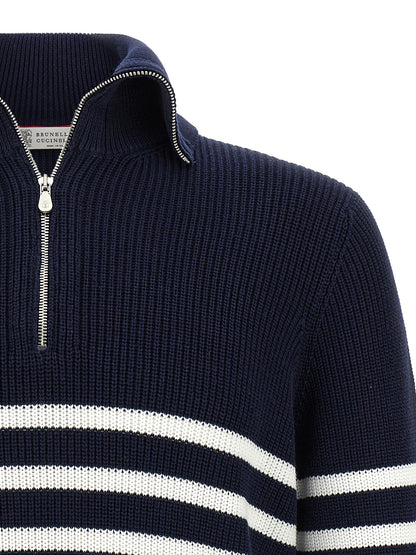 English half-ribbed sweater Sweater, cardigans