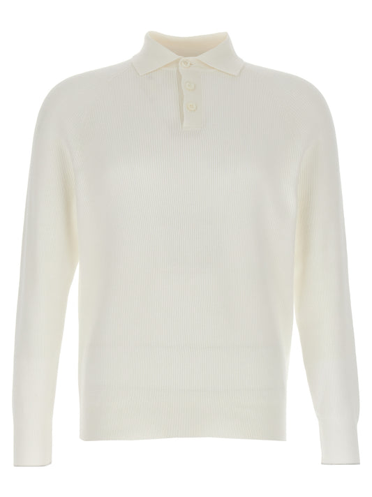 Ribbed polo shirt Polo