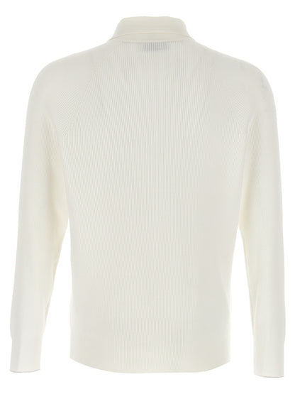 Ribbed polo shirt Polo
