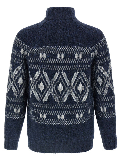 'Geometric Jacquard' cardigan Sweater, cardigans