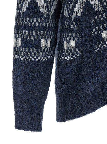 'Geometric Jacquard' cardigan Sweater, cardigans