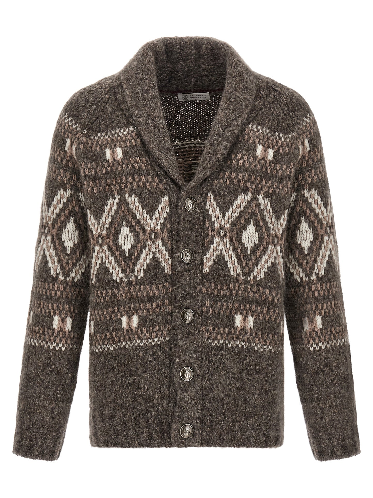 'Geometric Jacquard' cardigan Sweater, cardigans