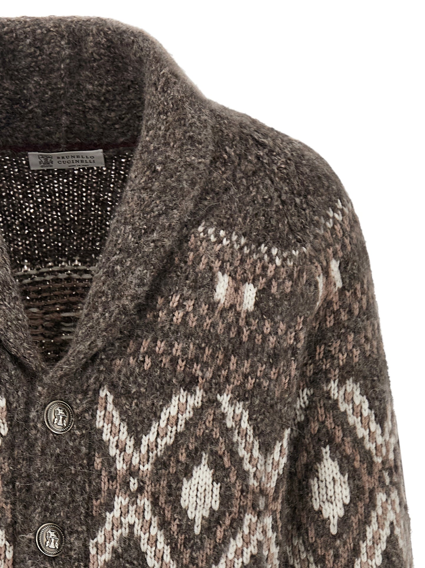 'Geometric Jacquard' cardigan Sweater, cardigans