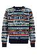 Harley Of Scotland Giro wool intarsia