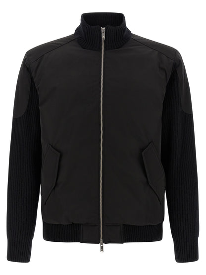'Magnus Knit Hybrid' bomber jacket Down jacket, Parka, Casual jackets