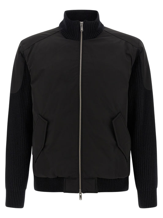 'Magnus Knit Hybrid' bomber jacket Down jacket, Parka, Casual jackets