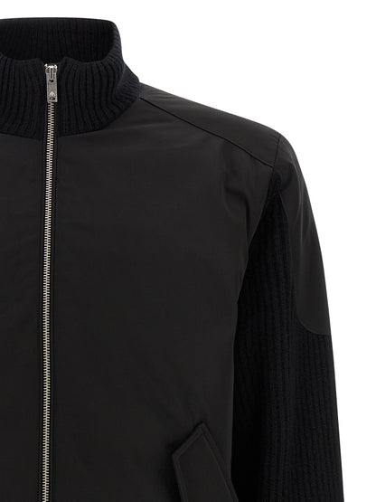 'Magnus Knit Hybrid' bomber jacket Down jacket, Parka, Casual jackets