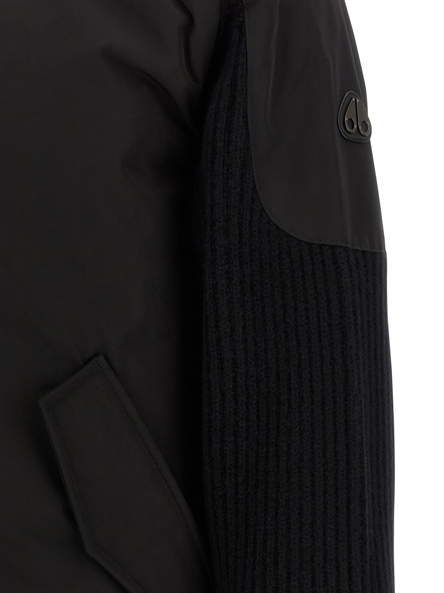 'Magnus Knit Hybrid' bomber jacket Down jacket, Parka, Casual jackets