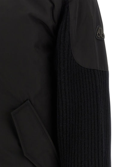 'Magnus Knit Hybrid' bomber jacket Down jacket, Parka, Casual jackets