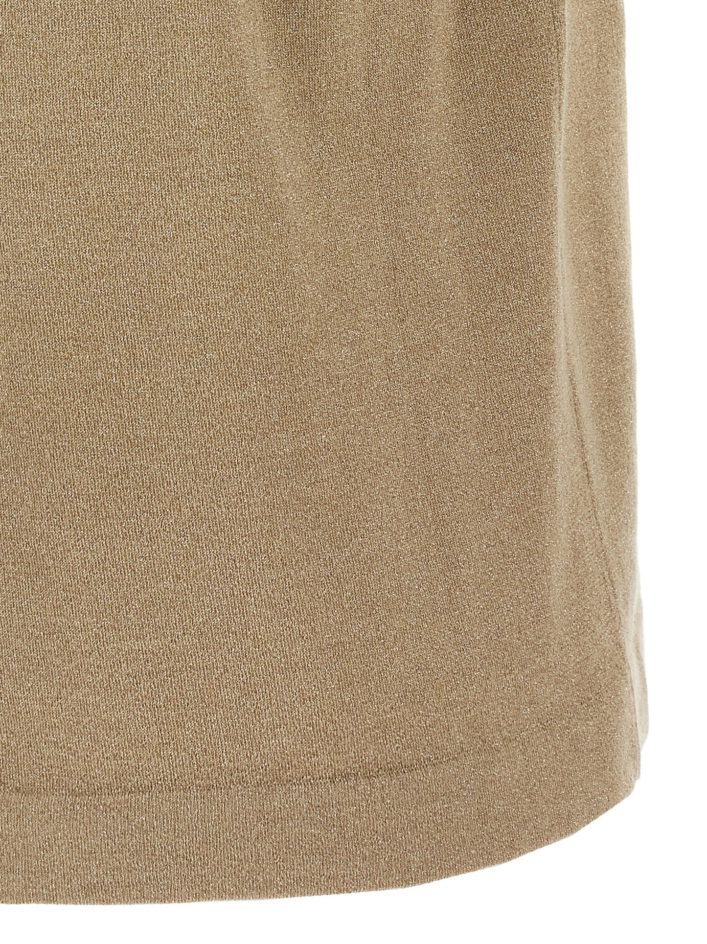 Lamé cashmere t-shirt T-shirt