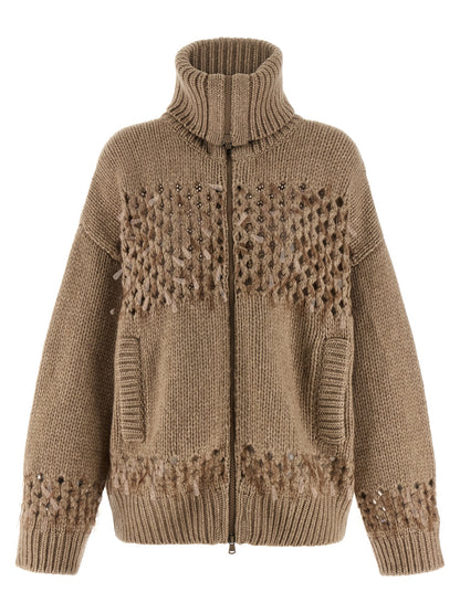 Drop sequin cardigan Sweater, cardigans