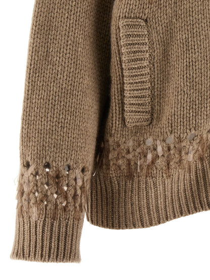 Drop sequin cardigan Sweater, cardigans