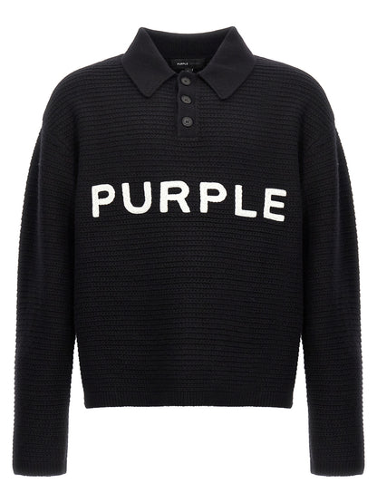 Logo embroidery sweater Sweater, cardigans