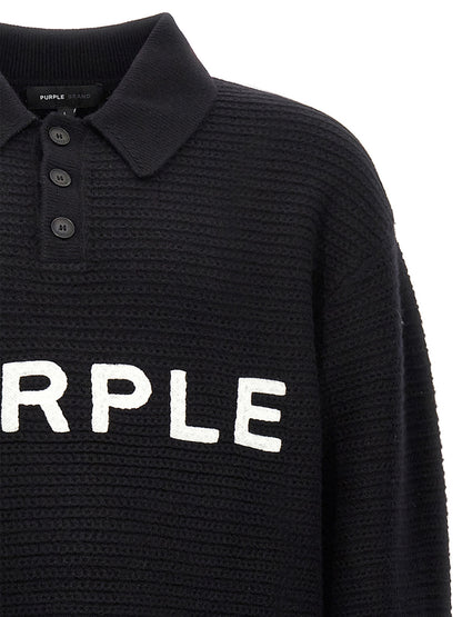 Logo embroidery sweater Sweater, cardigans