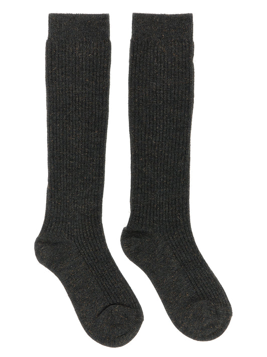 'Sparkling' ribbed socks Socks