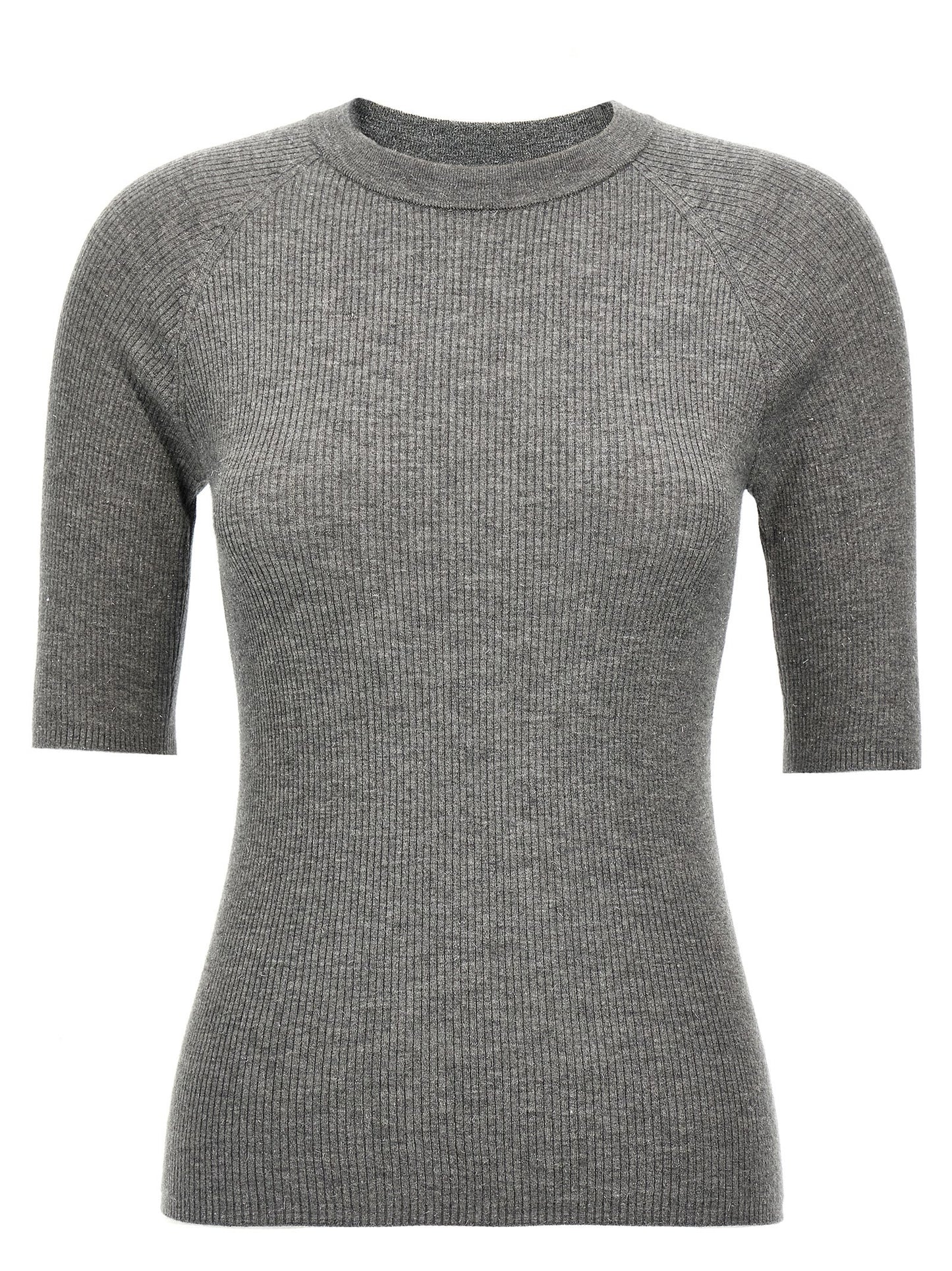 Lurex ribbed sweater Sweater, cardigans