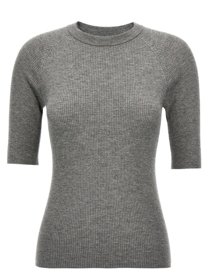 Lurex ribbed sweater Sweater, cardigans