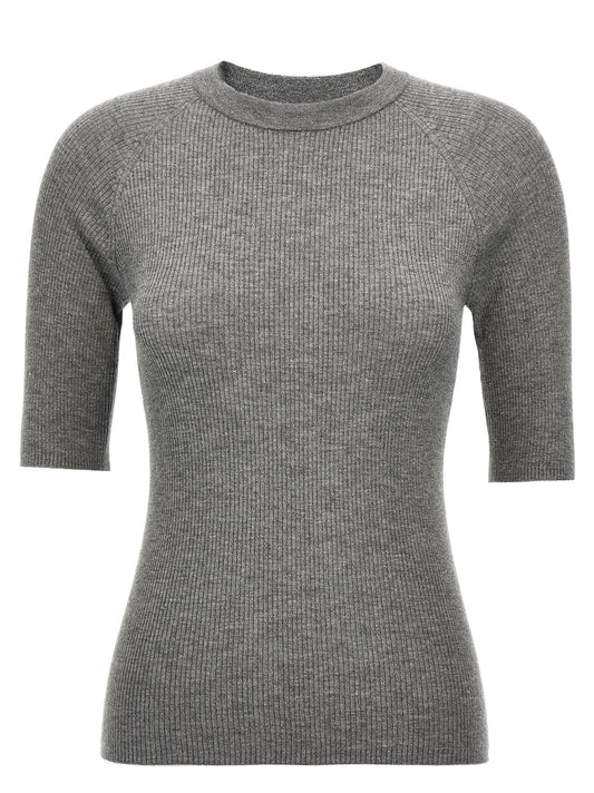 Lurex ribbed sweater Sweater, cardigans