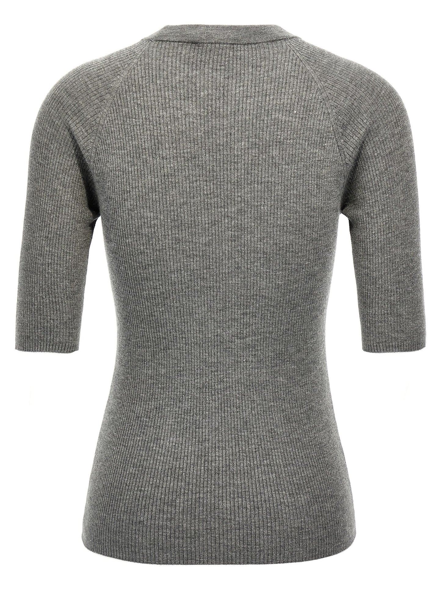 Lurex ribbed sweater Sweater, cardigans