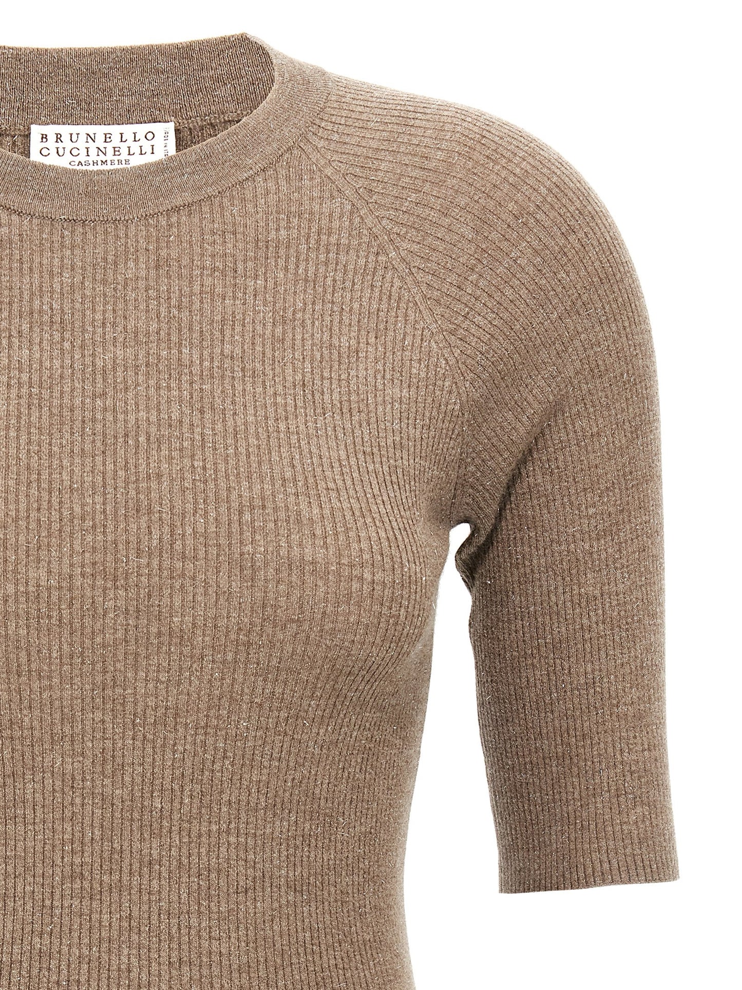 Lurex ribbed sweater Sweater, cardigans