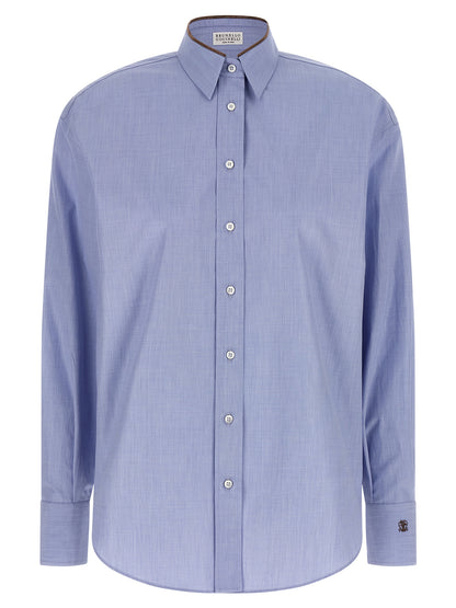 'Shiny Collar Detail' shirt Shirt, blouse