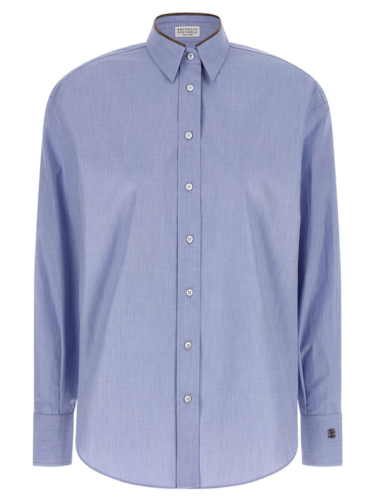 'Shiny Collar Detail' shirt Shirt, blouse