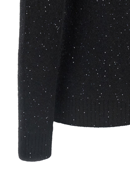 Sequin turtleneck sweater Sweater, cardigans