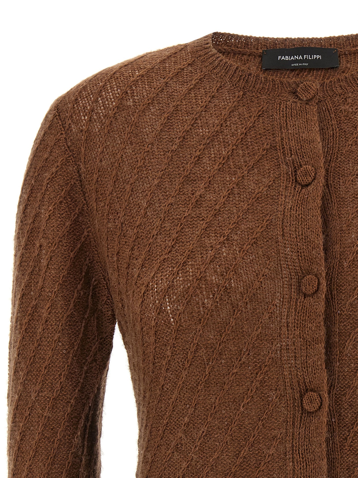 Sequin crochet cardigan Sweater, cardigans