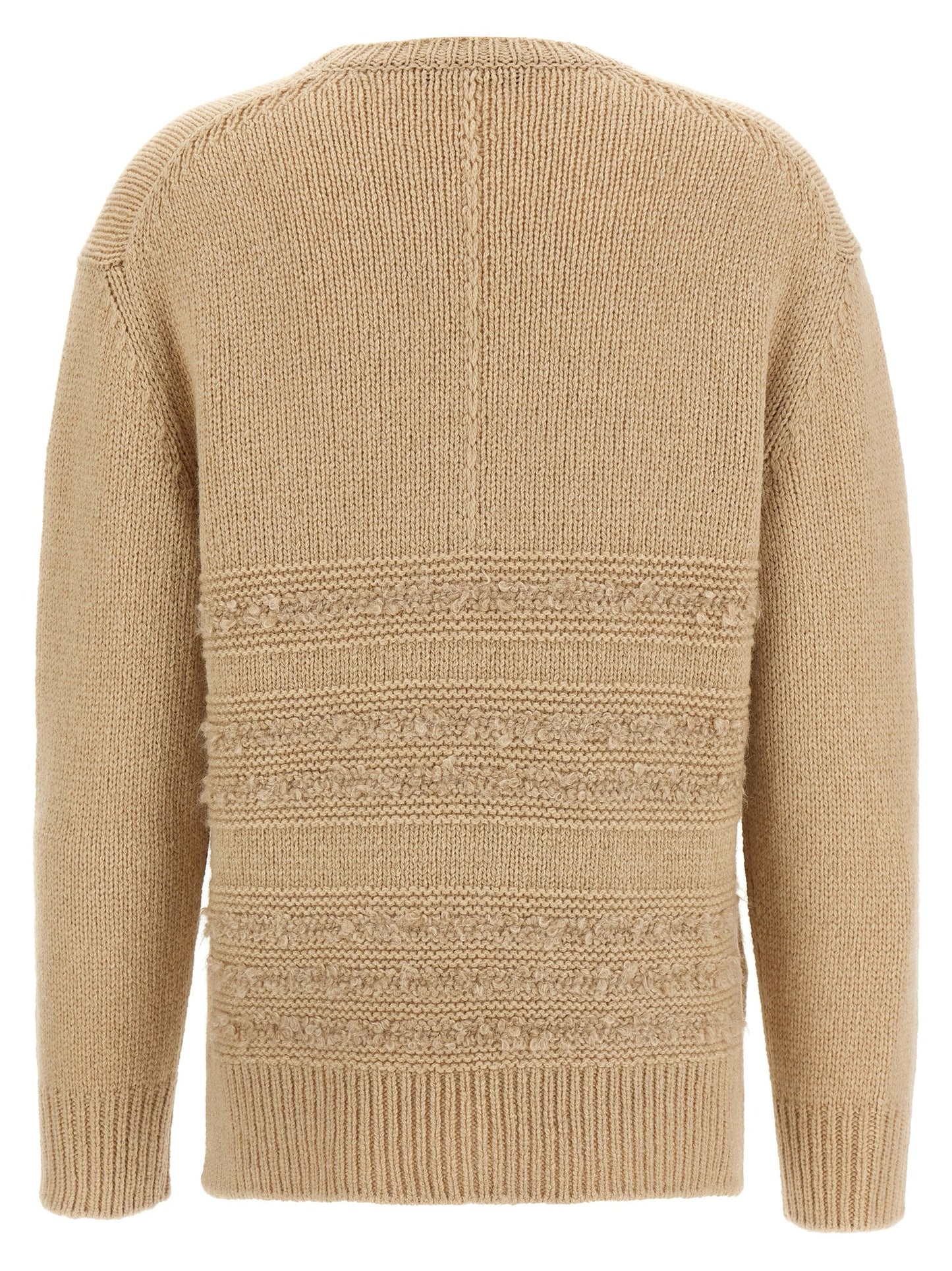 Bouclé insert sweater Sweater, cardigans