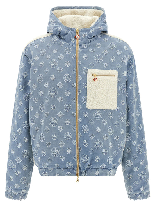 Monogram reversible jacket Down jacket, Parka, Casual jackets