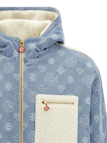 Monogram reversible jacket Down jacket, Parka, Casual jackets