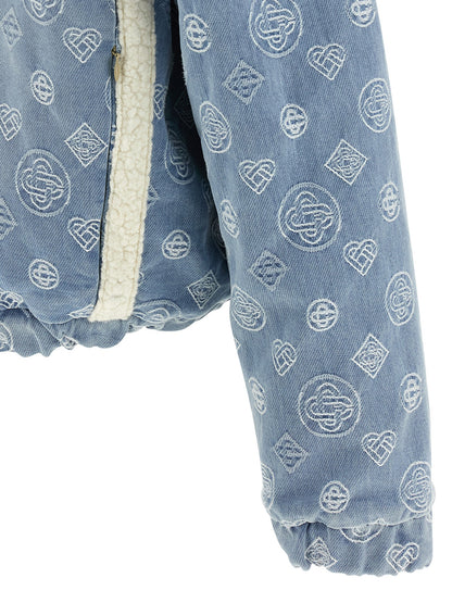 Monogram reversible jacket Down jacket, Parka, Casual jackets