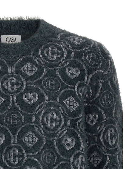 'Fluffy Monogram' sweater Sweater, cardigans