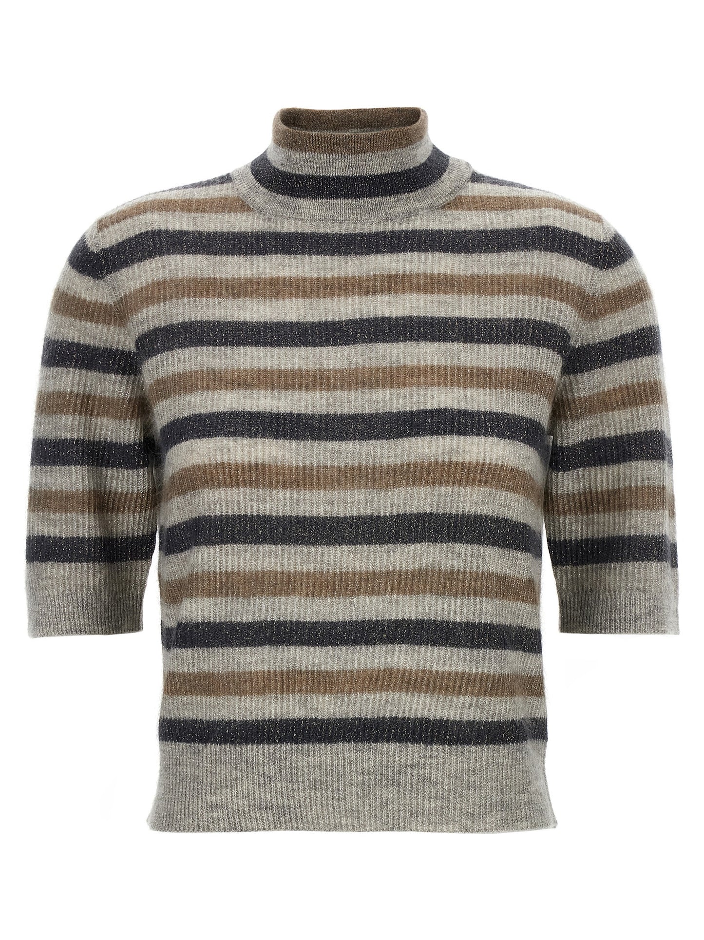 Lurex wool cropped sweater Sweater, cardigans