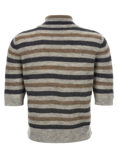 Lurex wool cropped sweater Sweater, cardigans