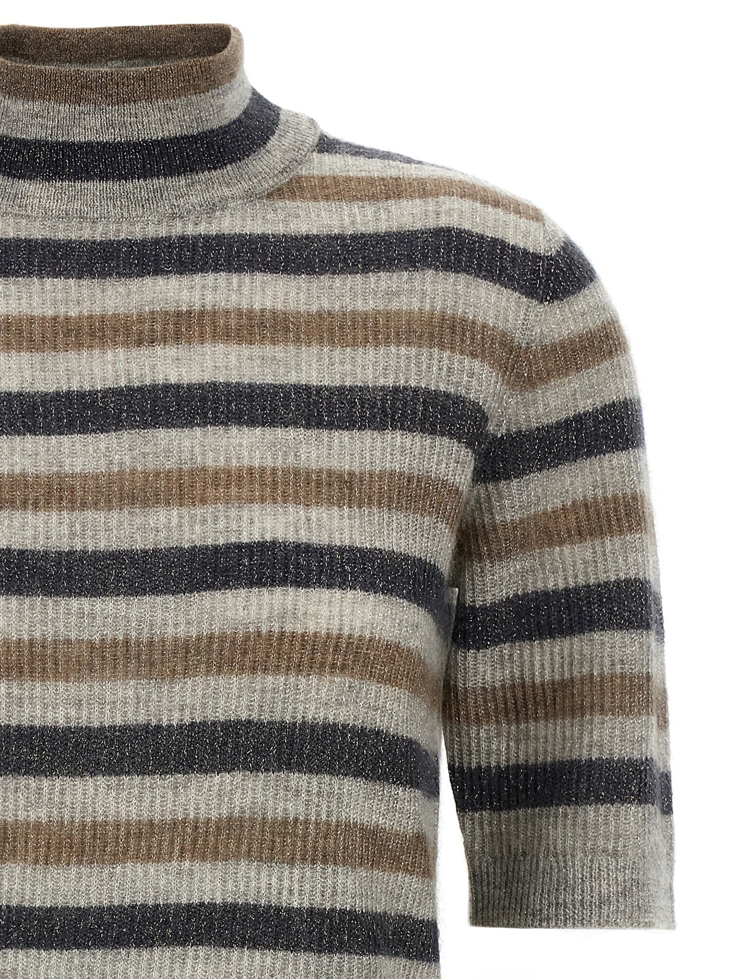 Lurex wool cropped sweater Sweater, cardigans