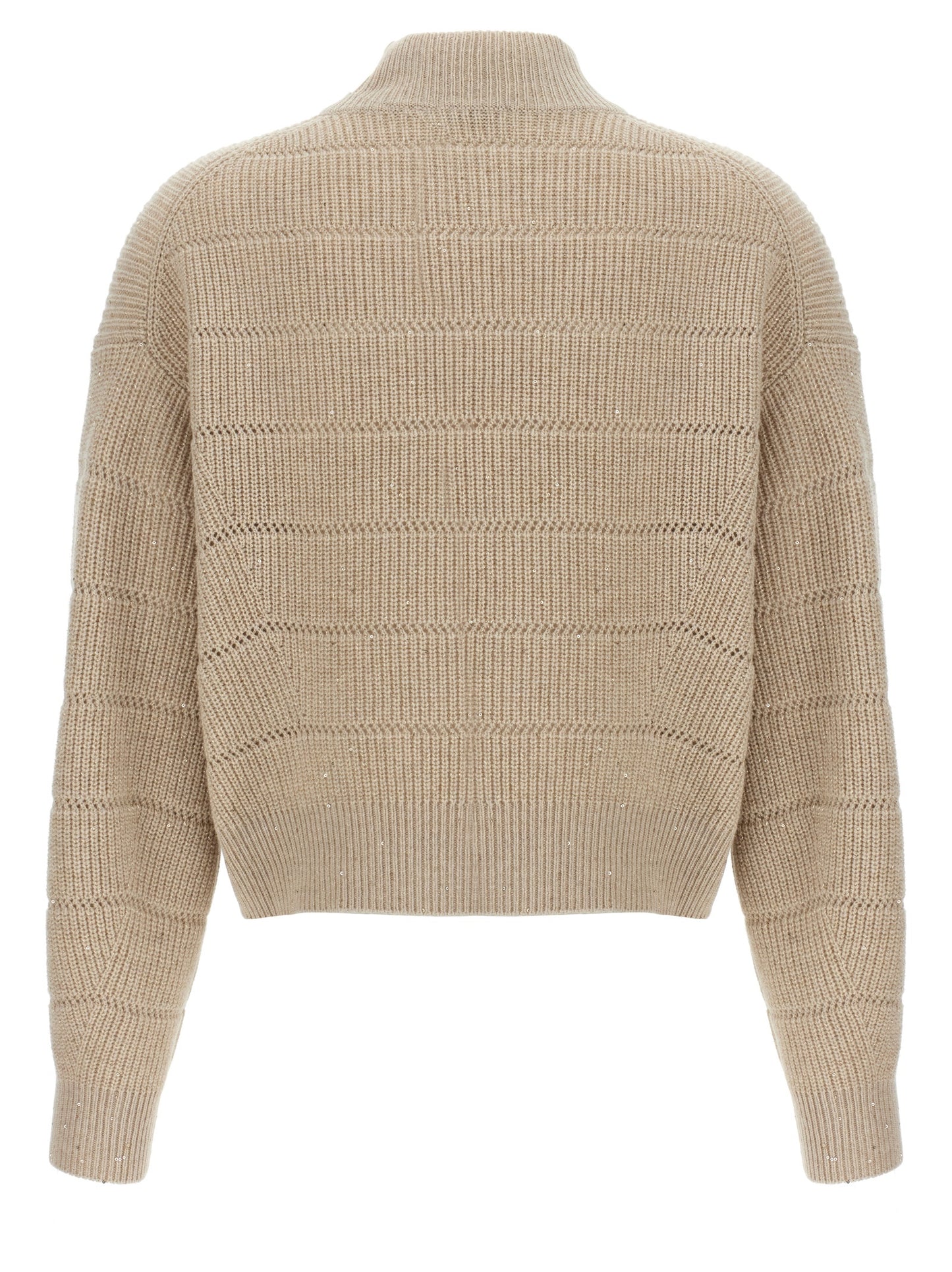 'Rustic Dazzling Net' cropped sweater Sweater, cardigans