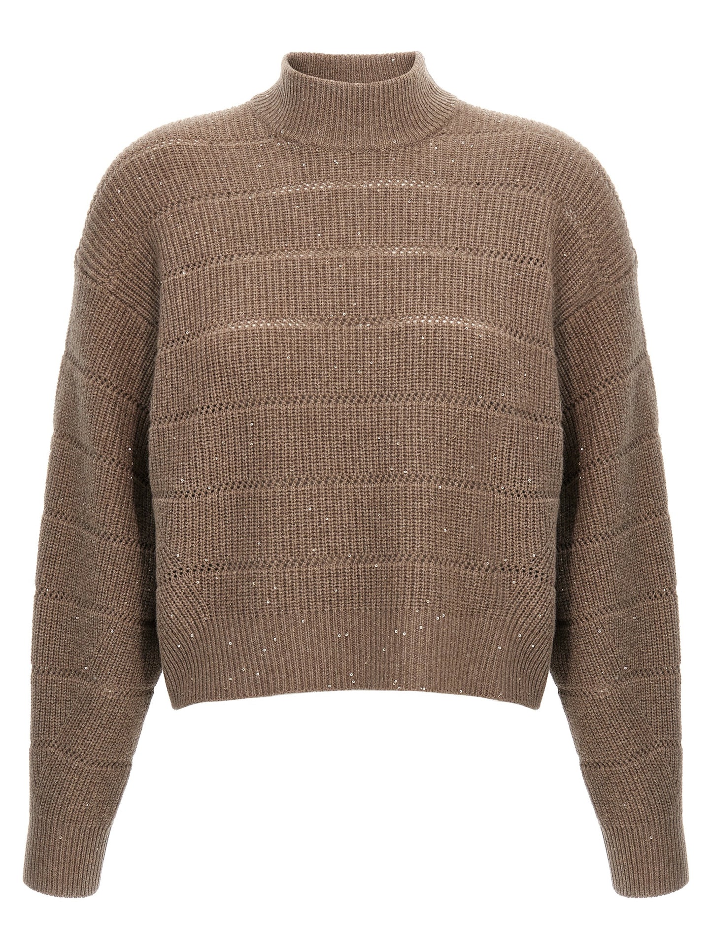 'Rustic Dazzling Net' cropped sweater Sweater, cardigans