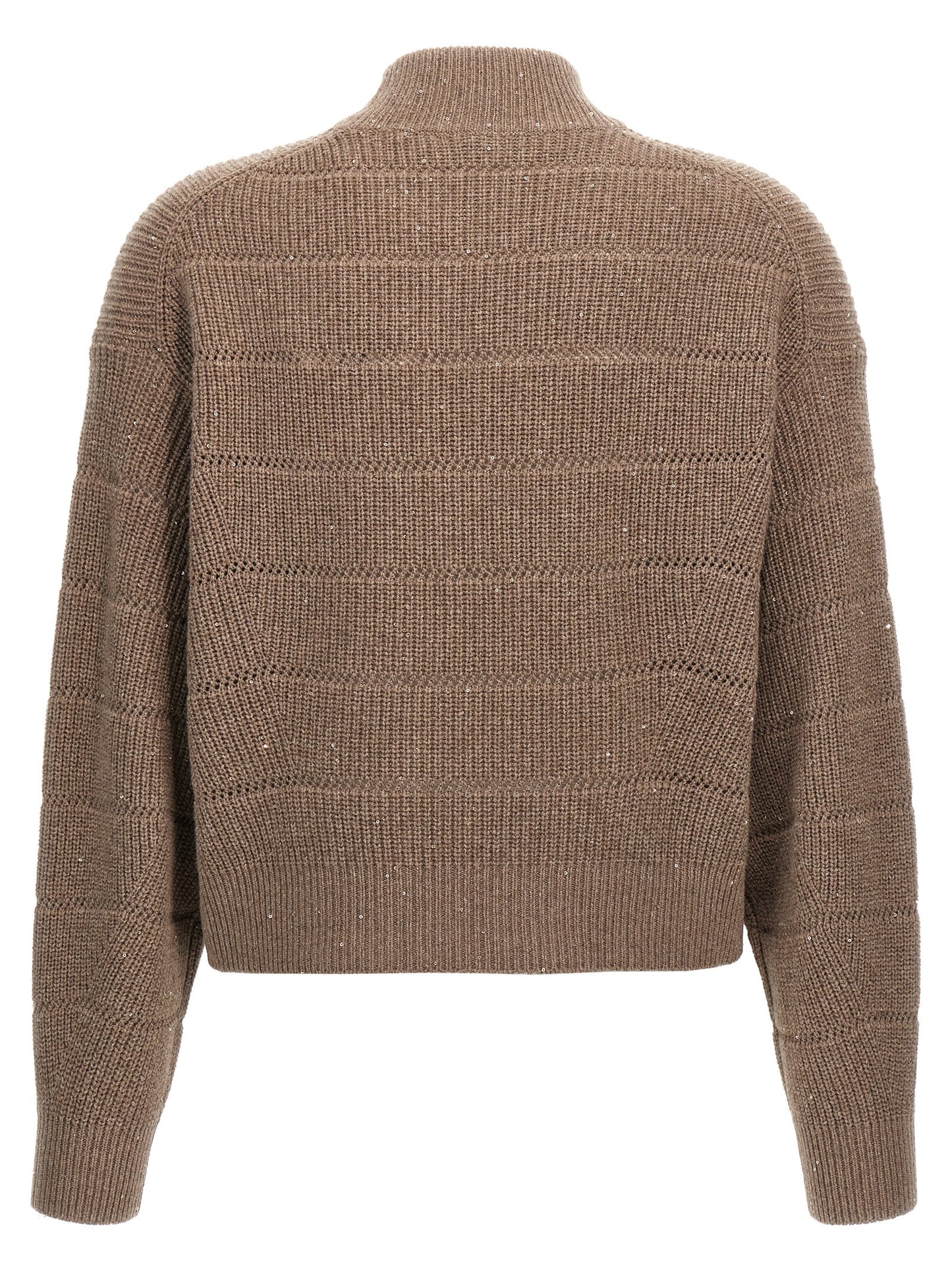 'Rustic Dazzling Net' cropped sweater Sweater, cardigans