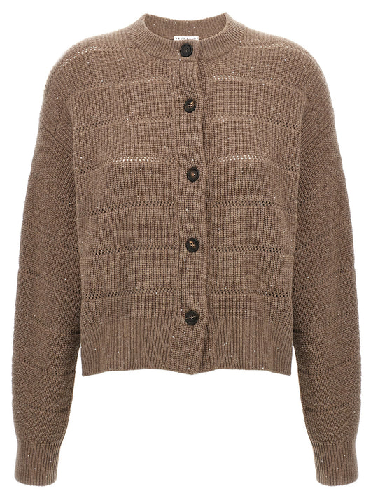 'Rustic Dazzling Net' cardigan Sweater, cardigans