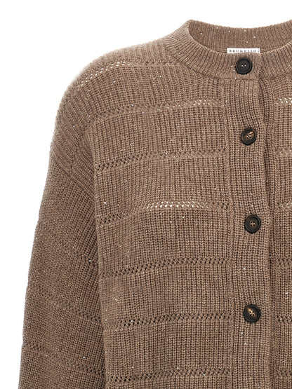 'Rustic Dazzling Net' cardigan Sweater, cardigans