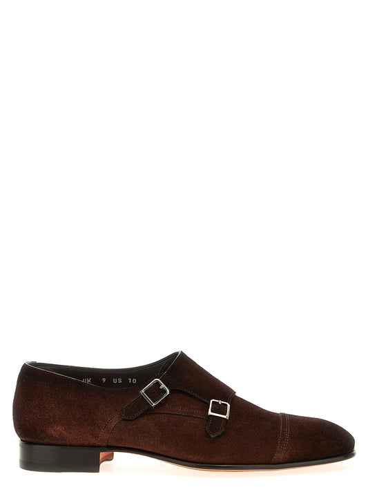 Double buckle 'Alex' Lace up shoes