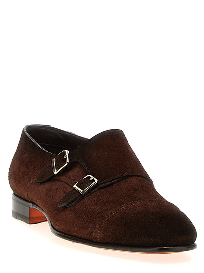 Double buckle 'Alex' Lace up shoes