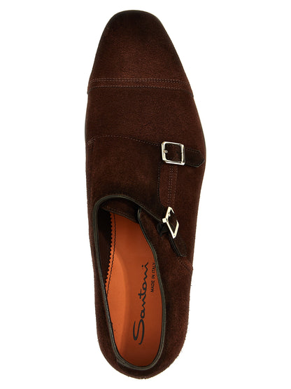 Double buckle 'Alex' Lace up shoes